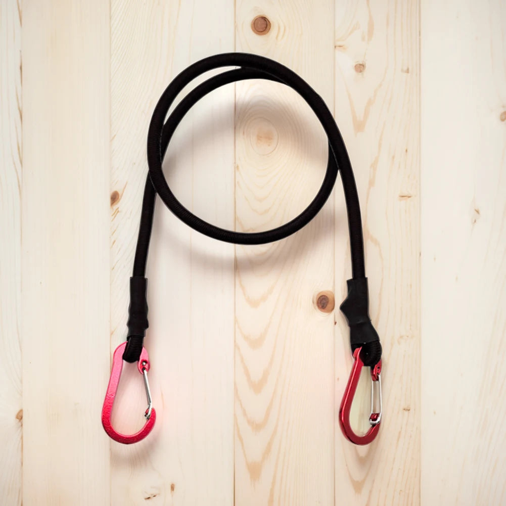 Cuerda elástica de alta resistencia, correa de amarre, ganchos de mosquetón, Kayak, ciclismo, embalaje de equipaje, cuerda elástica, accesorios de Camping
