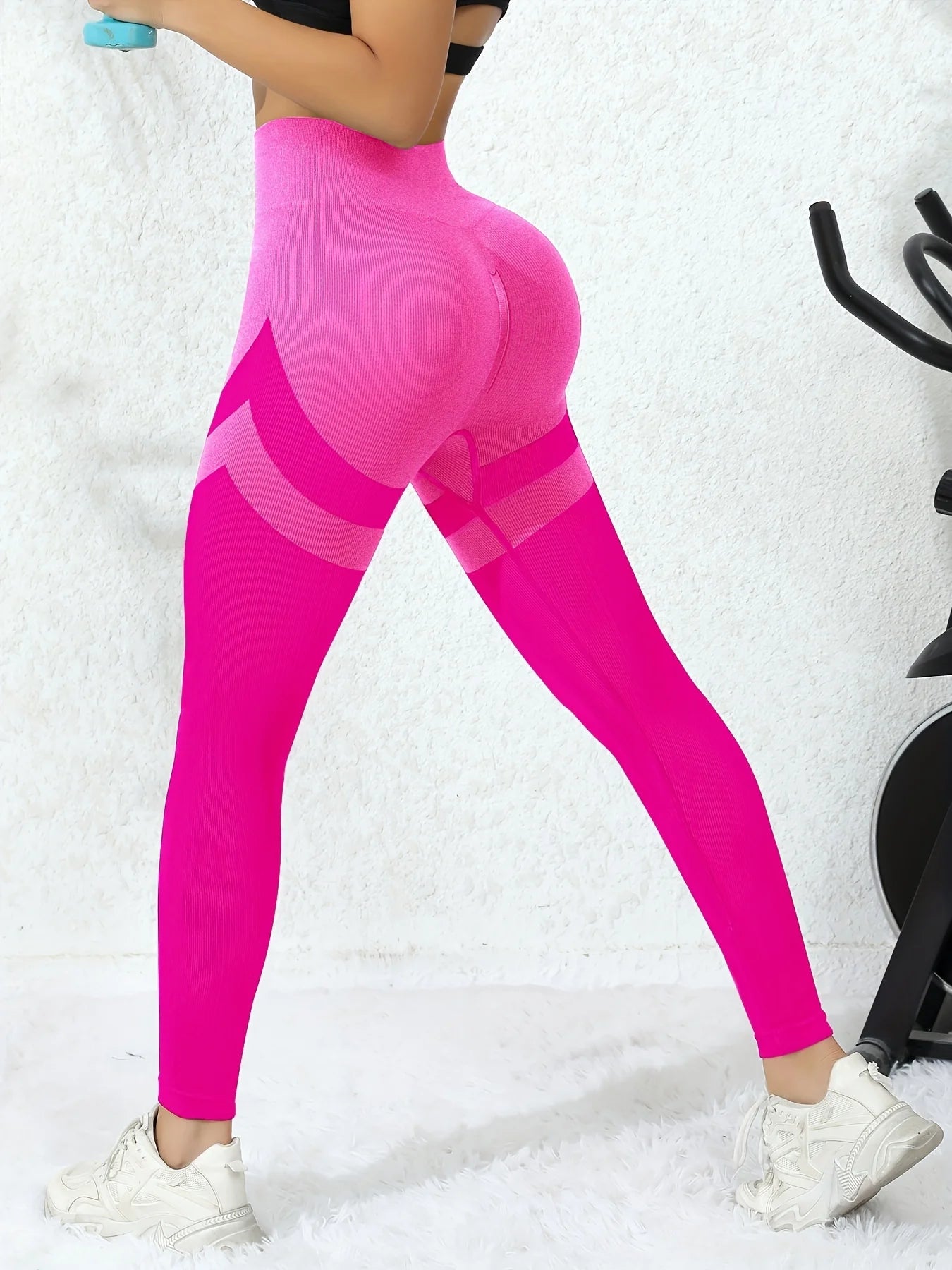 Leggings de entrenamiento sin costuras para mujer, mallas de levantamiento de glúteos, pantalones de Yoga de cintura alta para gimnasio