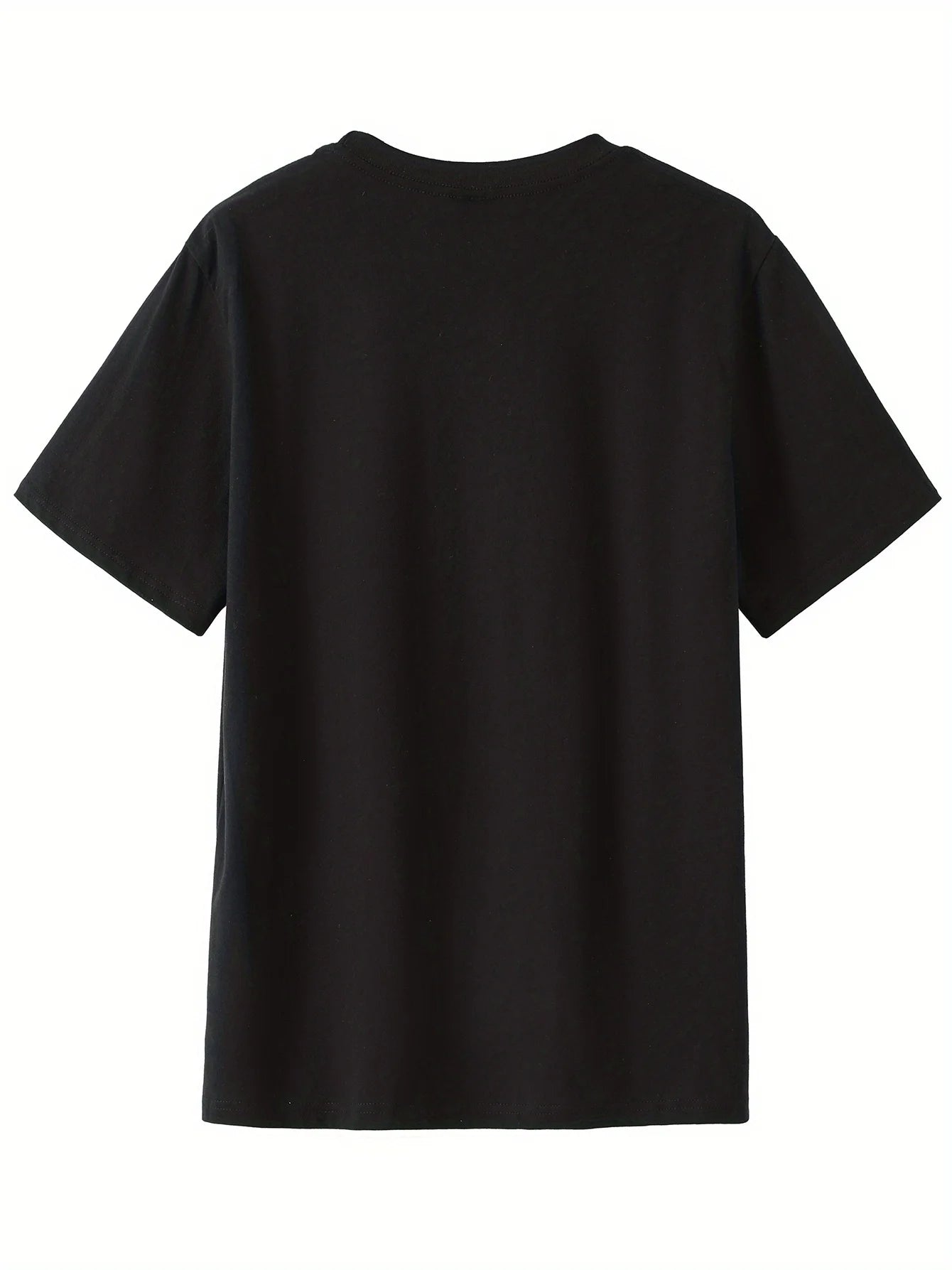 Camiseta de manga corta con cuello redondo para hombre, 100% de algodón puro, informal, holgada, de talla grande, con estampado creativo cruzado, deportiva, cómoda, de verano