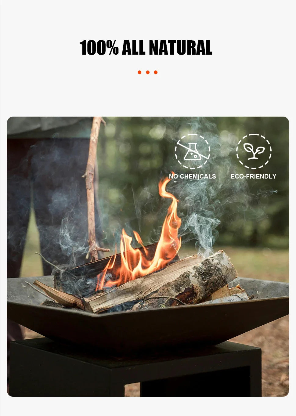 Palo de iniciación de fuego de madera de grasa, herramientas para hacer fuego al aire libre, palos de madera Natural para acampada, senderismo, supervivencia de emergencia, 1 caja