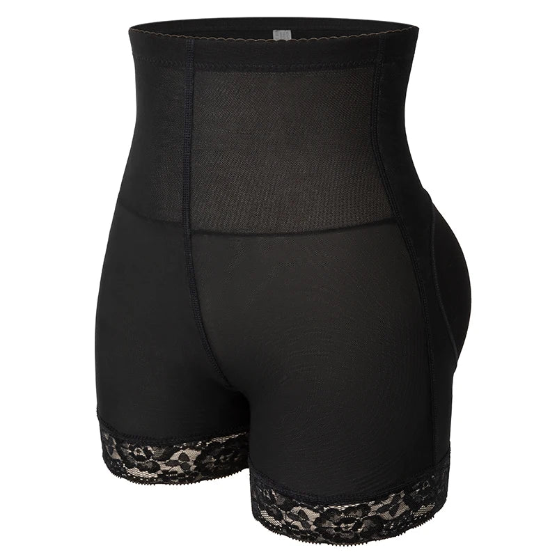 Entrenador de cintura alta, levantador de glúteos con bragas de Control acolchadas, ropa interior adelgazante, moldeadores de barriga, corsé moldeador