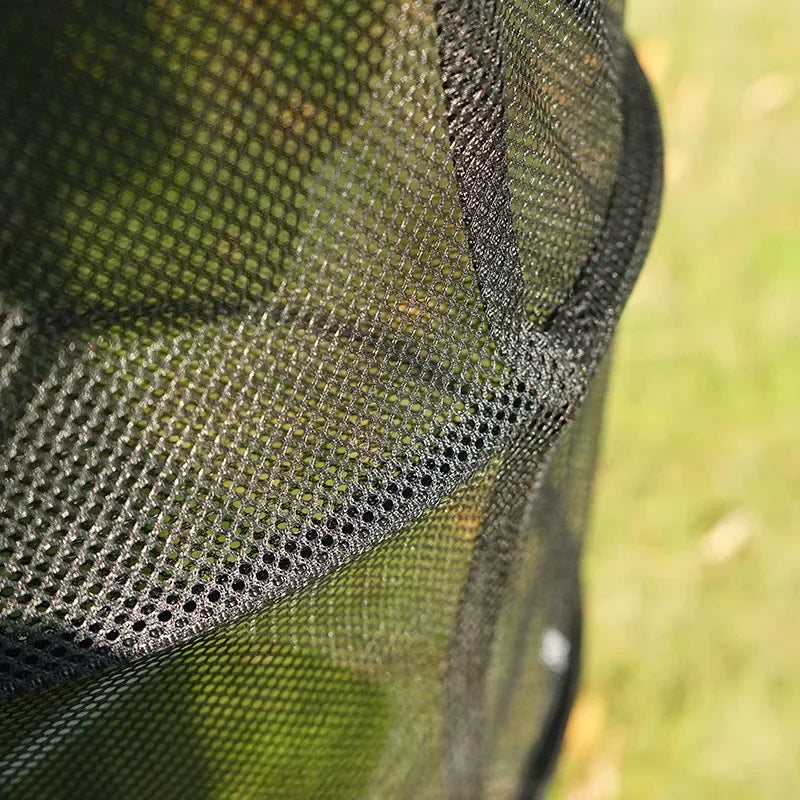 Secador de malla Circular plegable para acampar al aire libre, red portátil de 3 capas de almacenamiento, bolsa de malla colgante, olla antiinsectos, estante de secado para platos y tazas