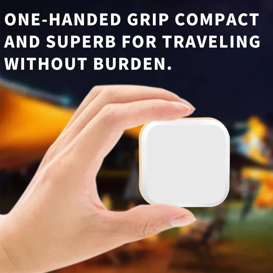 Mini luz portátil para acampar, lámpara recargable por USB, ABS, linterna de emergencia para exteriores, luz nocturna, 3 modos de iluminación, linterna para senderismo