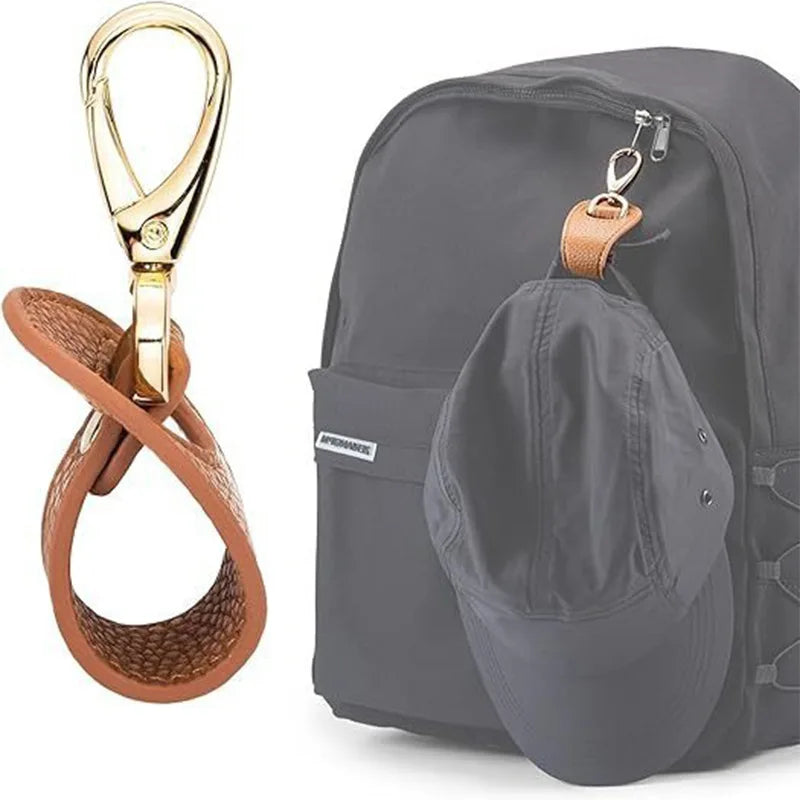 Clip para sombrero de viaje al aire libre, sombrero de lengua de pato, hebilla colgante, mochila, gancho multifuncional, almacenamiento de sombrero, hebilla colgante, equipo de Camping