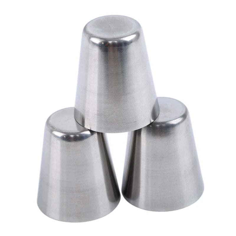 4/6 Uds tazas de acero inoxidable Mini vaso de chupito taza de cerveza taza de vino de Metal vaso de café tazas de té y leche Camping senderismo juego de tazas portátiles