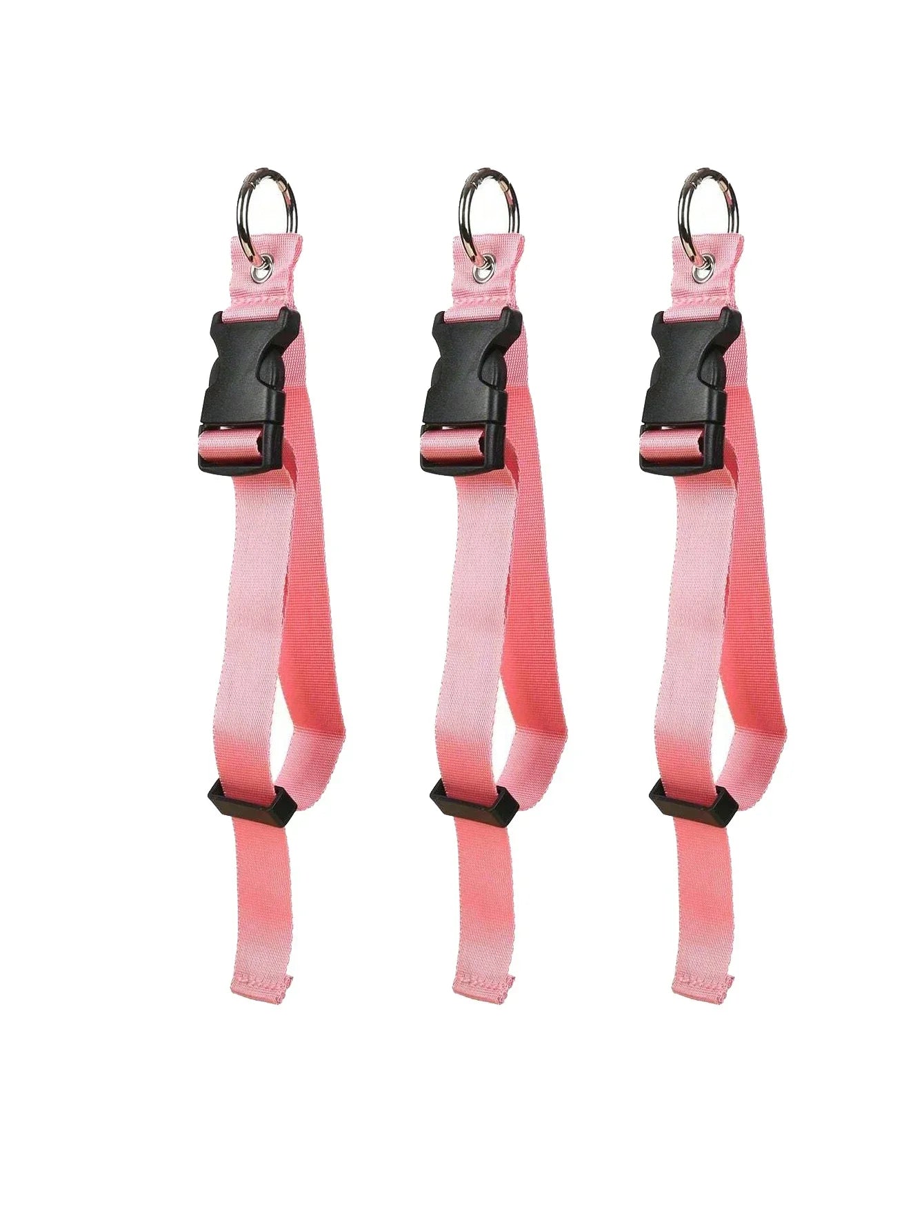 Soporte de correa de equipaje antirrobo de nailon negro portátil, pinza para agregar bolsa, Clip para bolso, uso para llevar multiherramienta, herramienta para acampar y hacer senderismo