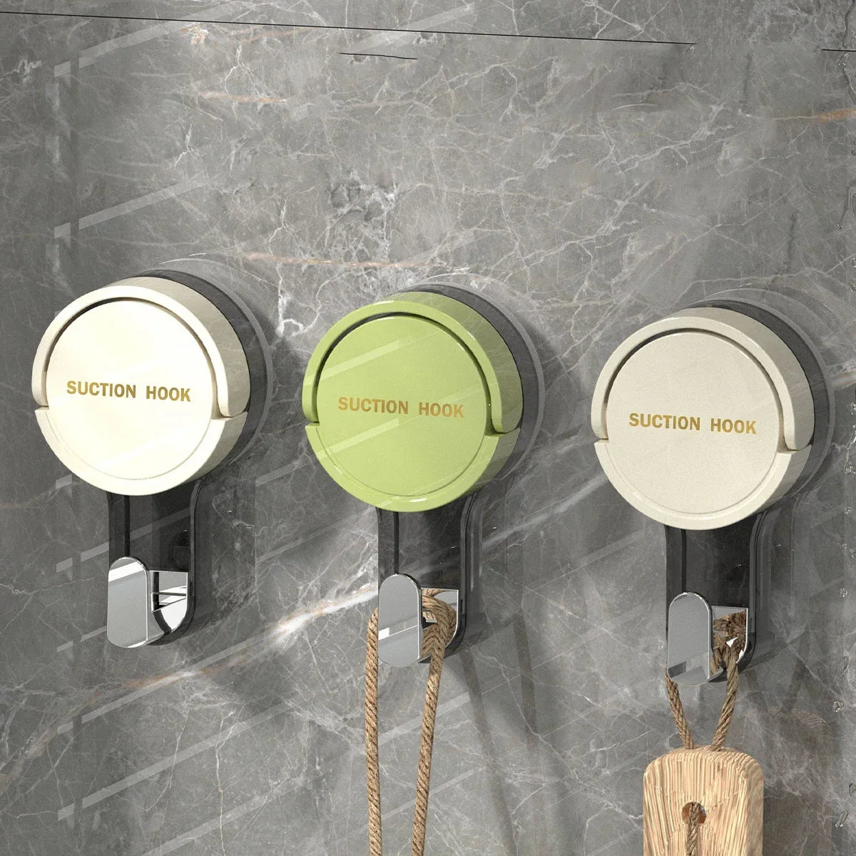 Gancho de ventosa reutilizable de 1 a 20 piezas, ganchos de ventosa para baño al vacÃÂo, toallero impermeable, colgador de ropa, accesorio de gancho