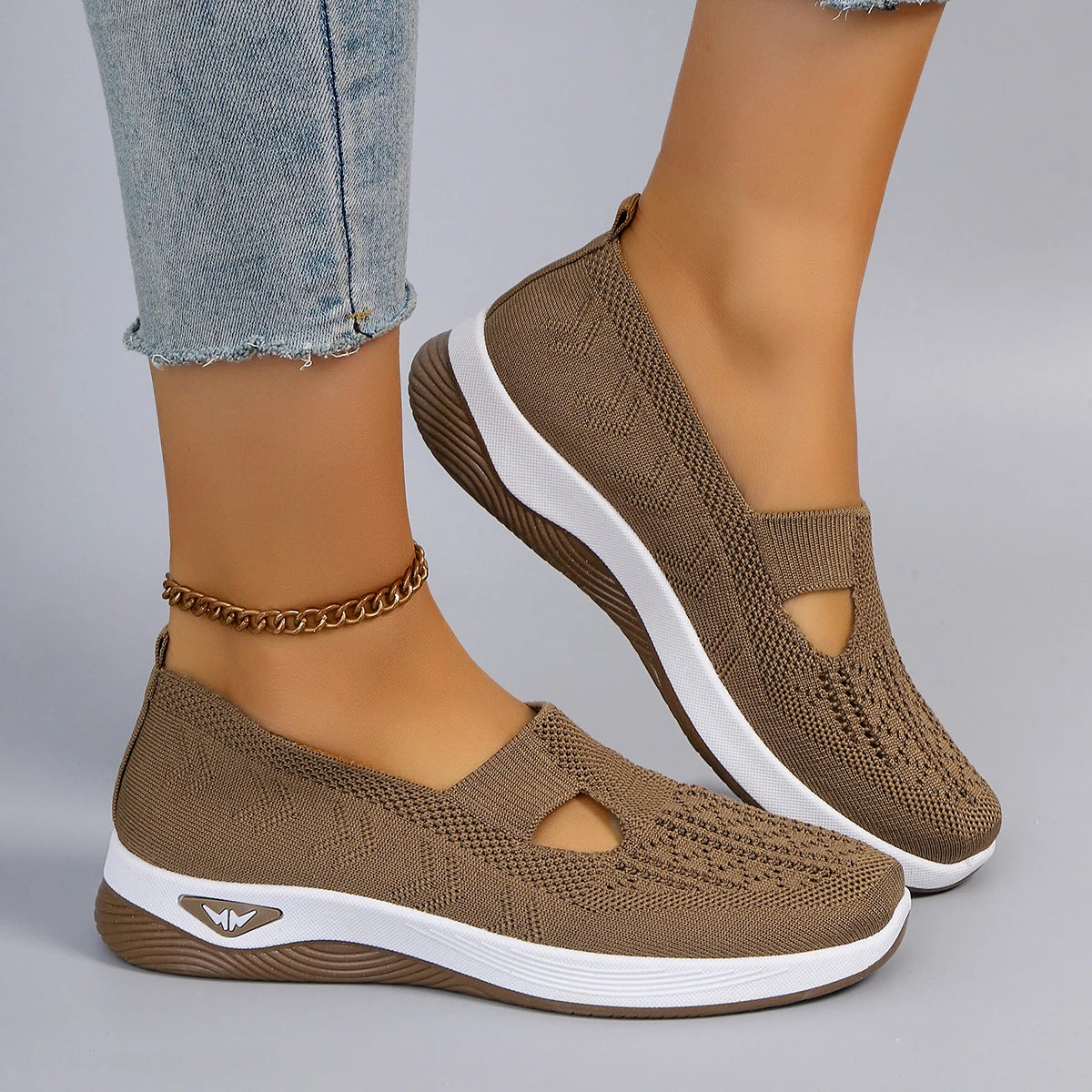 Nuevos zapatos deportivos de primavera para mujer, zapatos deportivos informales a la moda, transpirables, ligeros, antideslizantes, resistentes al desgaste, zapatos planos