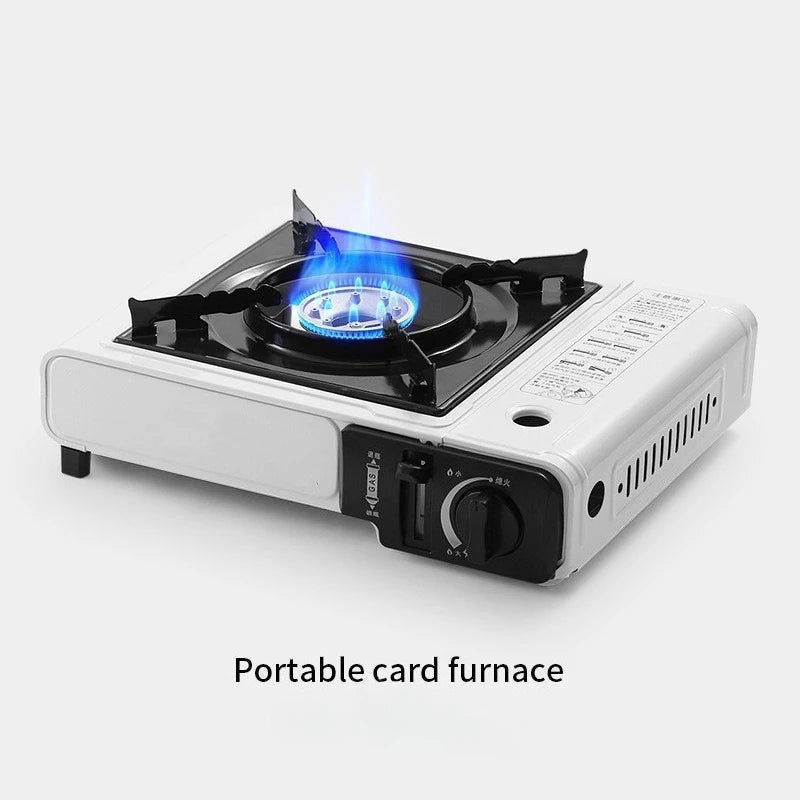 Estufa de gas portátil para olla caliente al aire libre, comercial y adecuada para uso en la naturaleza para acampar, barbacoa, cocina con olla caliente