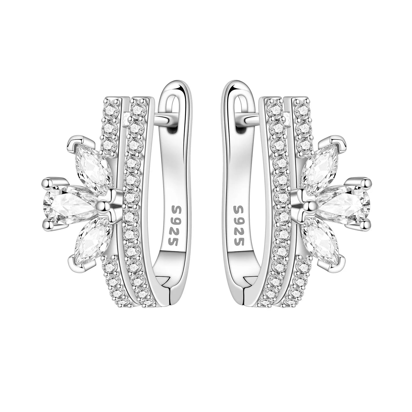 Orstarry-pendientes circulares de Plata de Ley 925 con forma de gota para mujer, aretes colgantes, joyería versátil para fiesta, regalos
