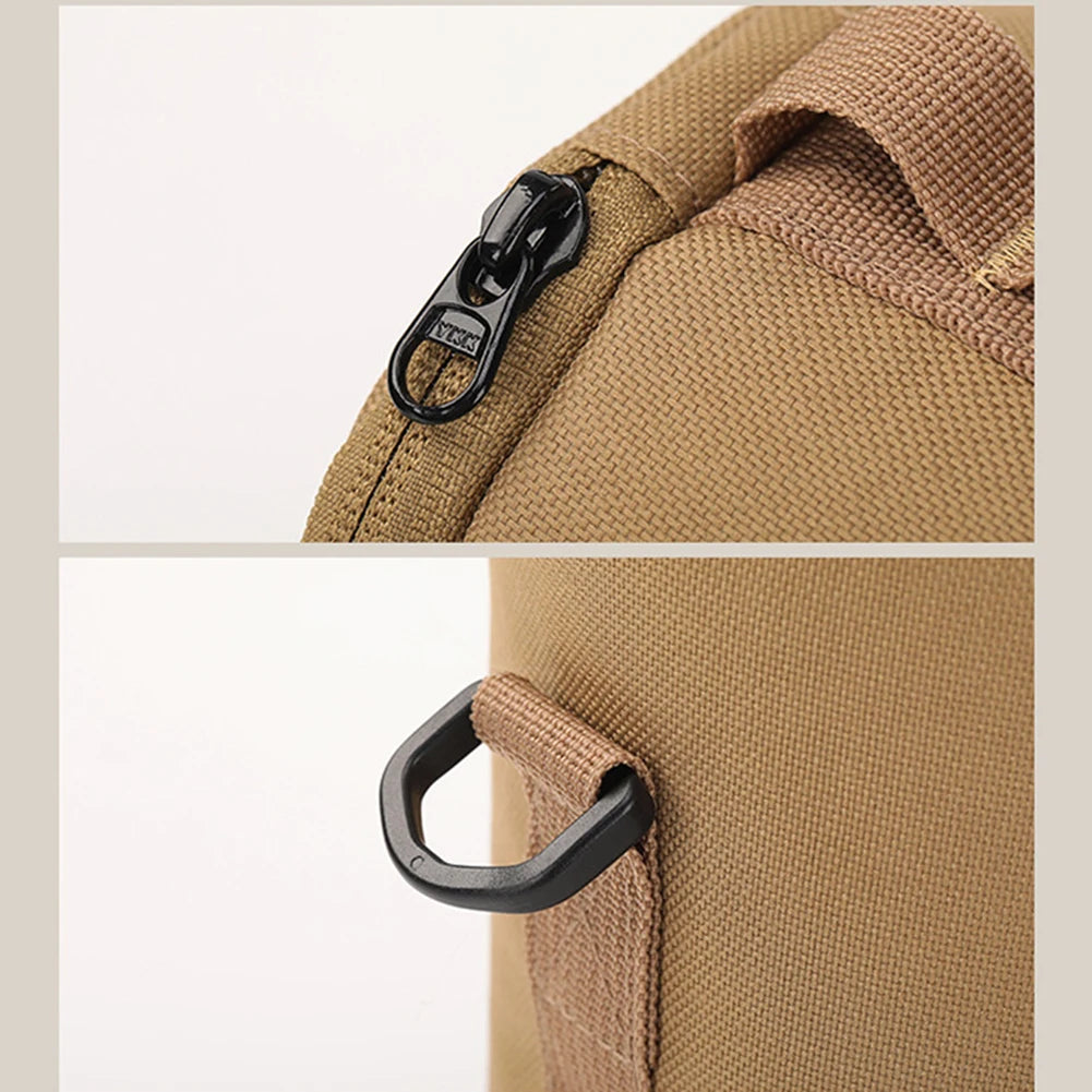 Funda de tejido al aire libre para almacenamiento de papel, soporte de servilleta colgante impermeable de poliéster para Picnic, Camping, senderismo, Rollo portátil