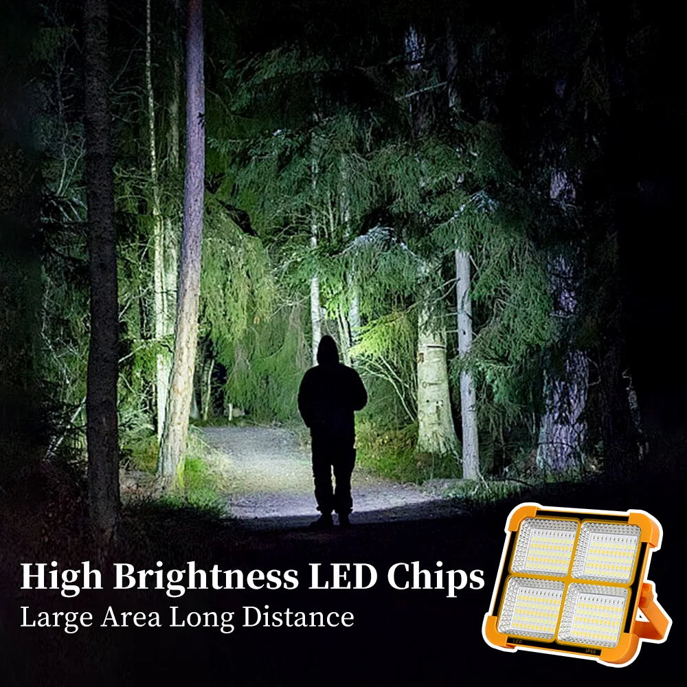 Linterna solar portátil con luces solares recargables por USB para exteriores, luz solar de emergencia para Parkside, viajes, caminatas, luces LED para acampar