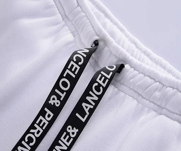 Chándal para hombre, Sudadera con capucha cálida + Pantalones de chándal, conjuntos de 2 uds., Top o pantalones blancos y negros de alta calidad para invierno, ropa informal para correr