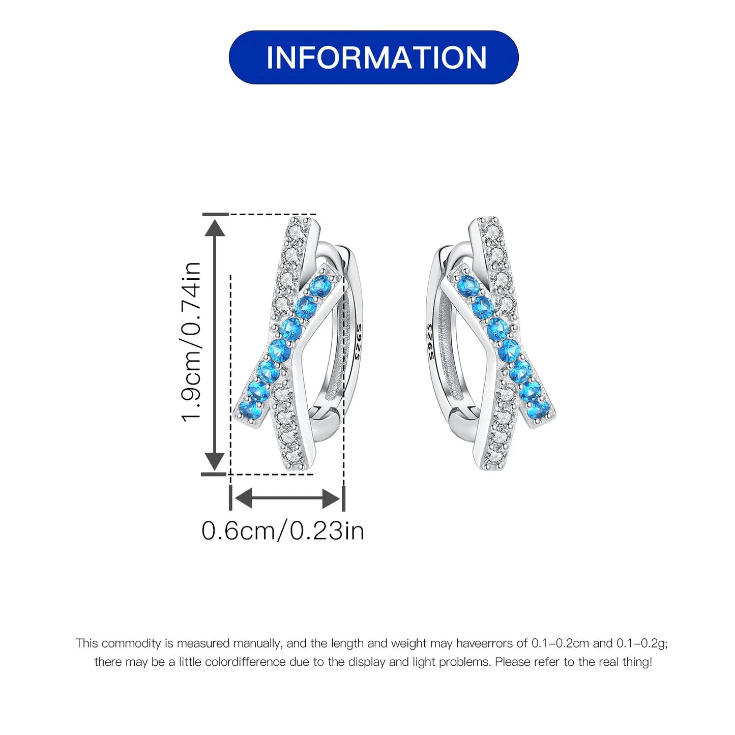 Orstarry-pendientes circulares de Plata de Ley 925 con forma de gota para mujer, aretes colgantes, joyería versátil para fiesta, regalos