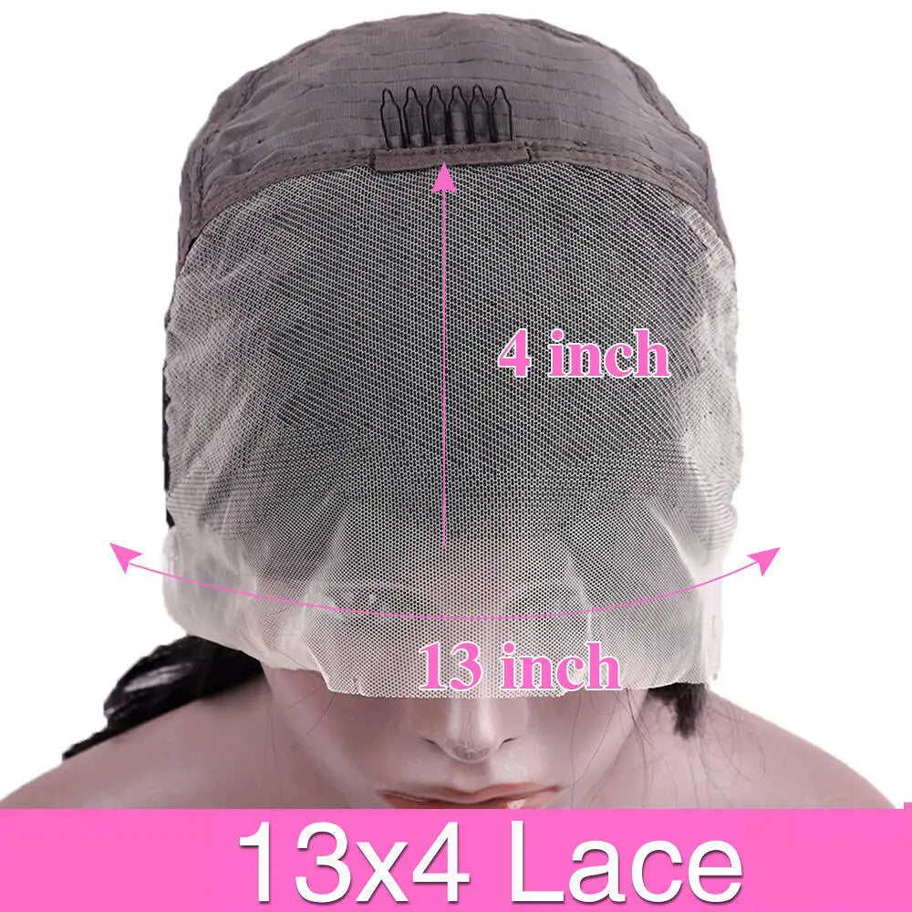 Peluca Bob corto, pelucas frontales de encaje transparente, cabello humano 100%, pelucas Bob rectas, pelucas frontales de encaje 13x4 prearrancadas para mujeres negras
