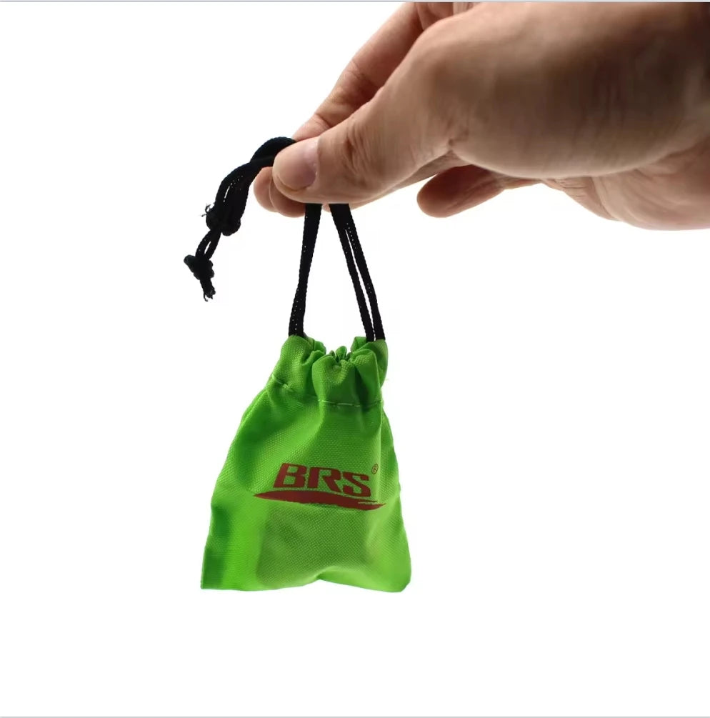 BRS-3000T Mini quemadores de Gas de titanio para acampar, estufa de bolsillo de una sola pieza de 25g, horno de cocina plegable para exteriores y senderismo, portátil 