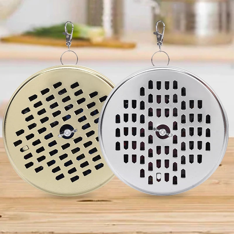 Soporte portátil para bobina de mosquitos, caja de incienso colgante, bandeja repelente en espiral ignífuga, para exteriores, interiores, camping, pesca.