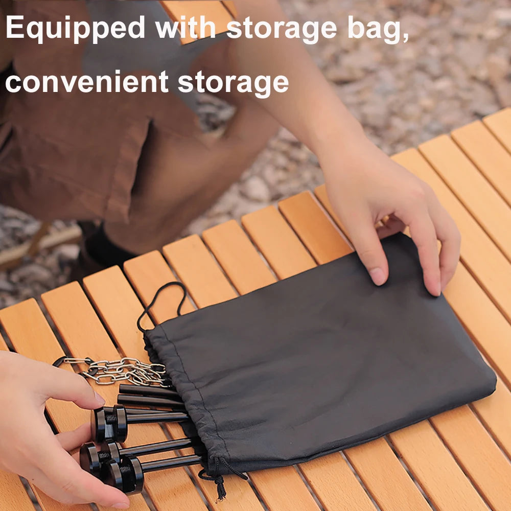 Soporte Triangular para barbacoa al aire libre, estante para ollas desmontable multifuncional, portátil, ajustable con cadena, suministros para acampar al aire libre