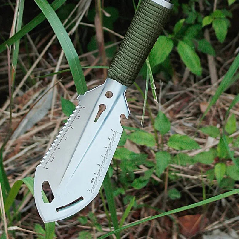 Pala Pinic portátil para acampar, herramienta de supervivencia multifuncional para exteriores, equipo de jardín