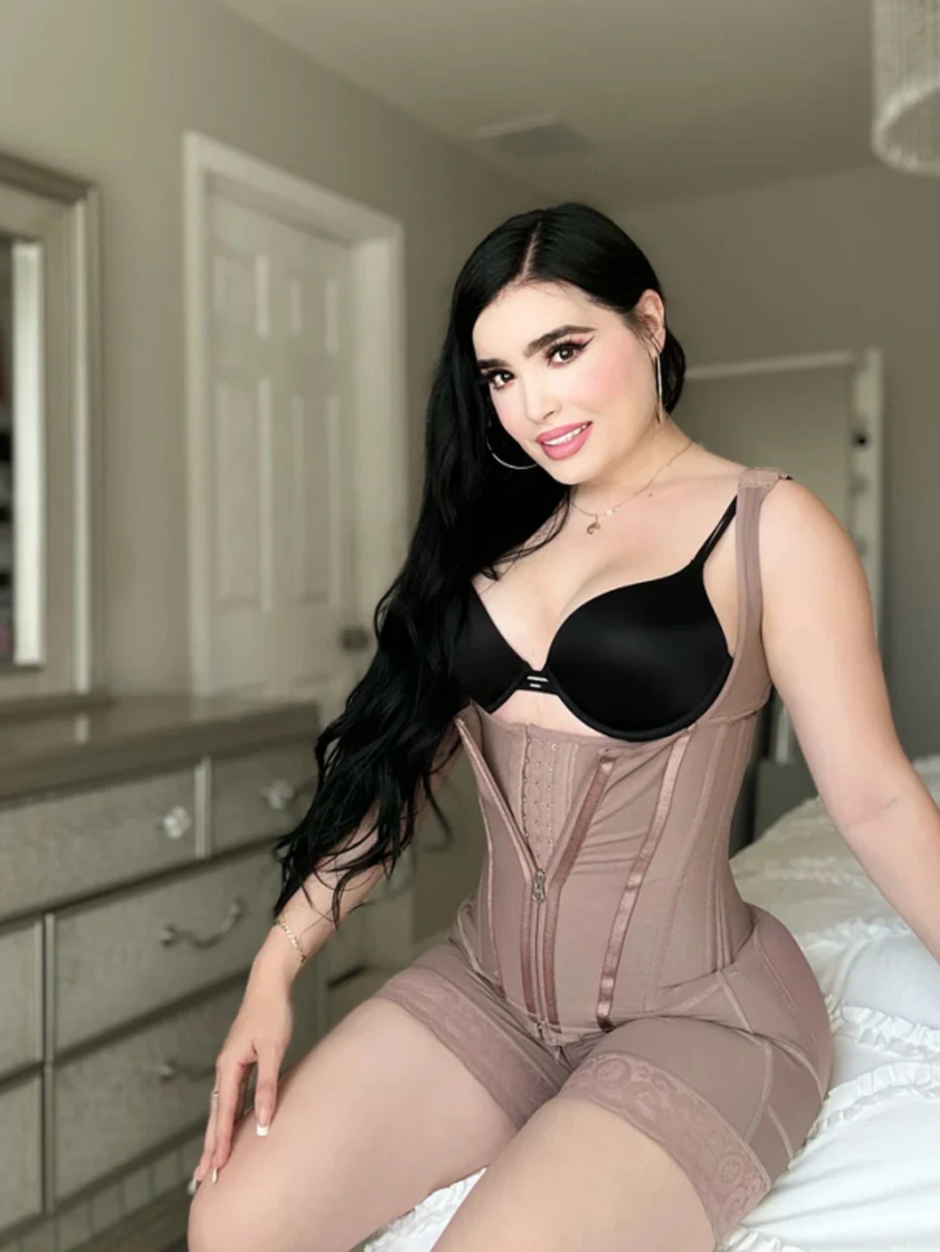 Faja moldeadora de alta compresión para mujer, faja plana para vientre posparto, entrenador de cintura, ropa moldeadora de Control del Abdomen de Colombia
