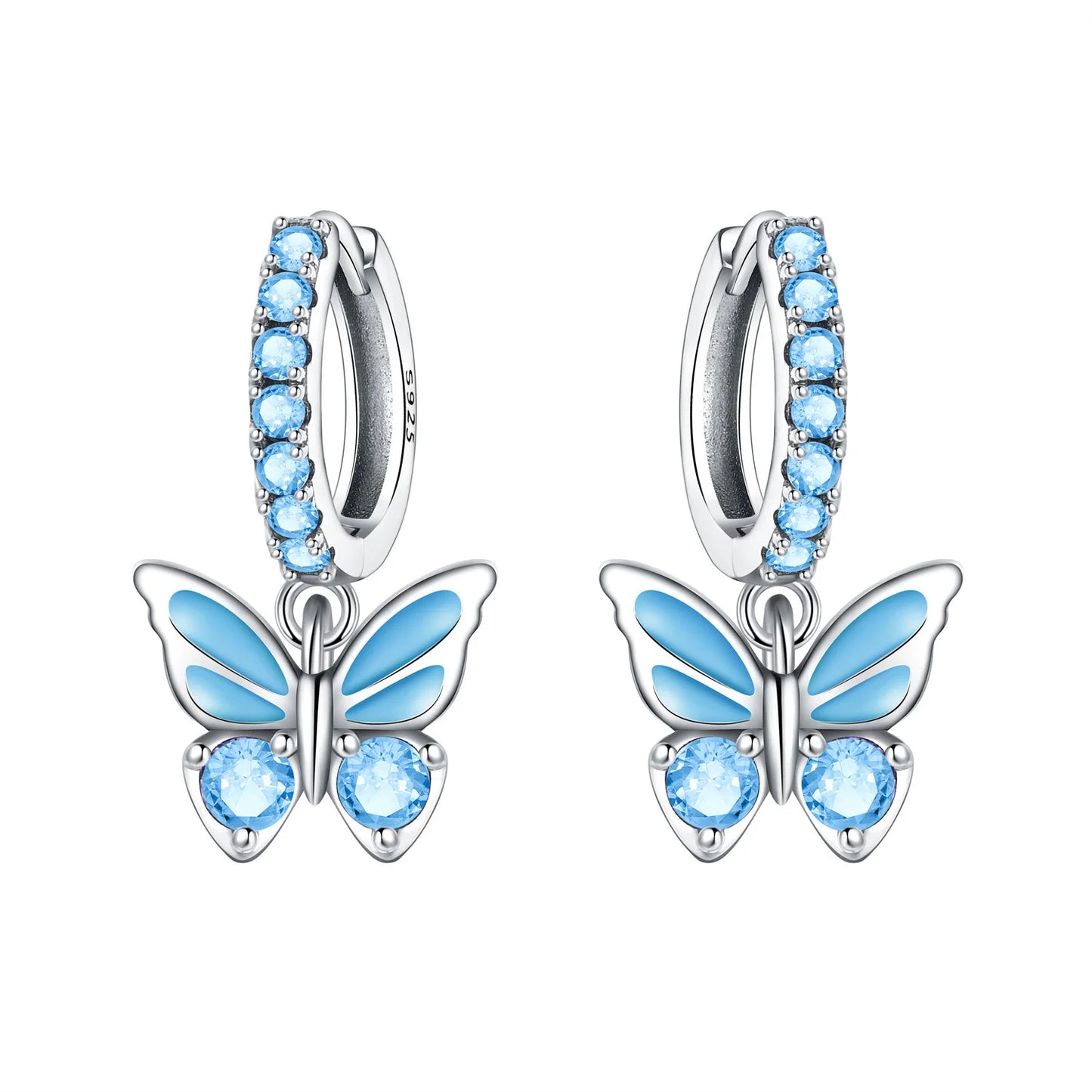 Orstarry-pendientes circulares de Plata de Ley 925 con forma de gota para mujer, aretes colgantes, joyería versátil para fiesta, regalos