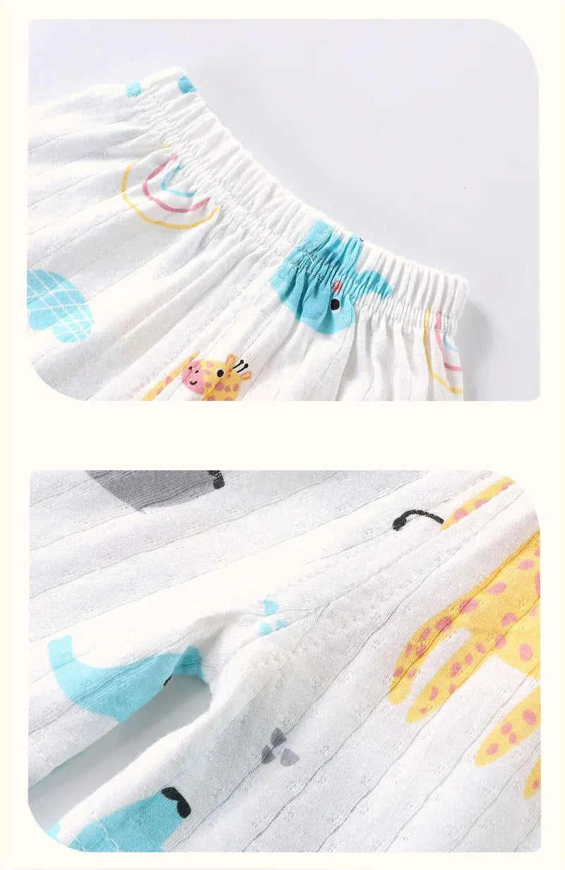 Ropa para niños, Tops sin mangas estampados, pantalones cortos, lindo, transpirable, chaleco de verano para niños, conjunto de pantalones cortos, camiseta sin mangas para ropa de bebé para niños