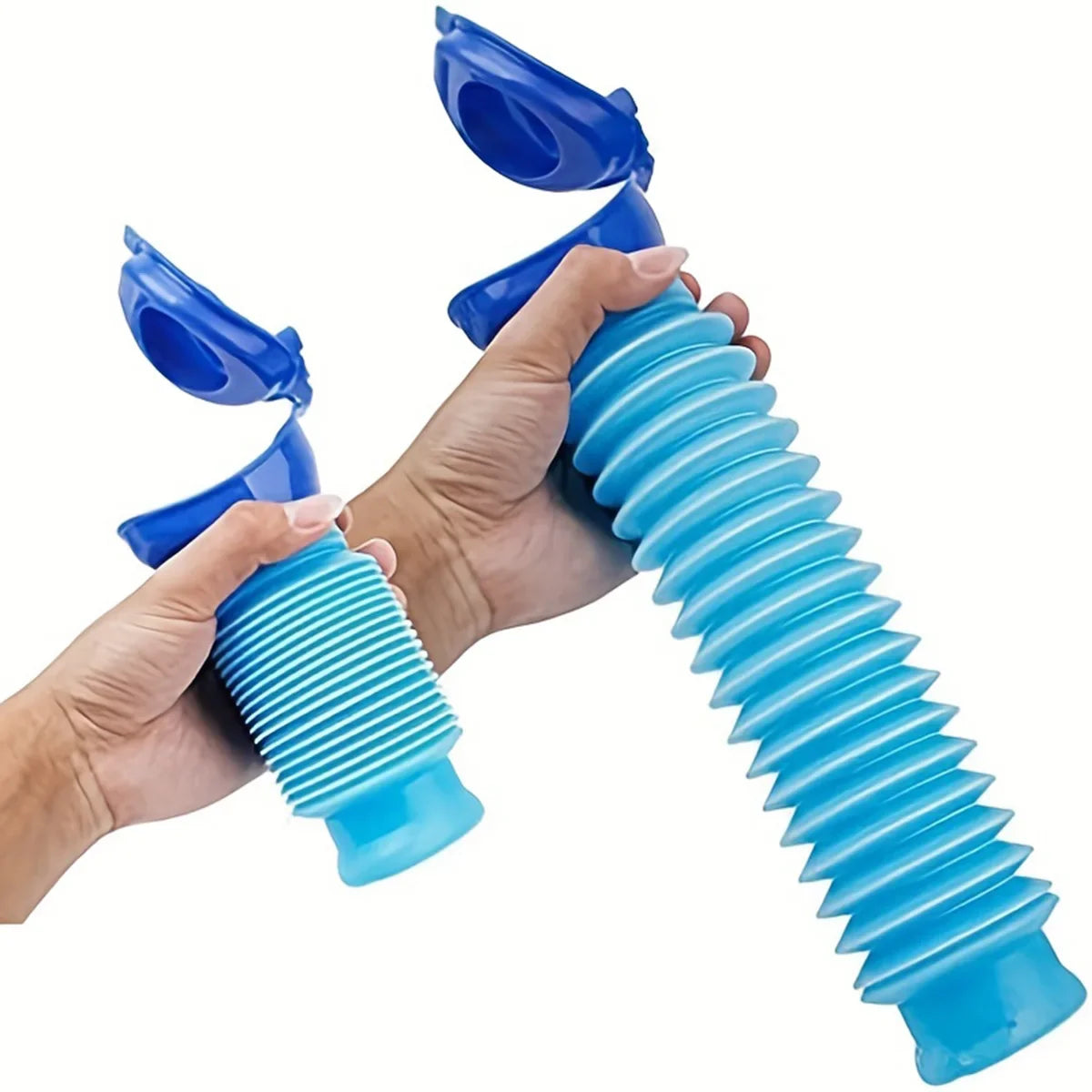 Bolsa de orina portátil para exteriores de 750ML, Mini inodoro para viajes, campamento, senderismo, orinal, entrenamiento para niños, Ansblue plegable