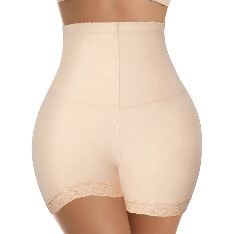 Entrenador de cintura alta, levantador de glúteos con bragas de Control acolchadas, ropa interior adelgazante, moldeadores de barriga, corsé moldeador