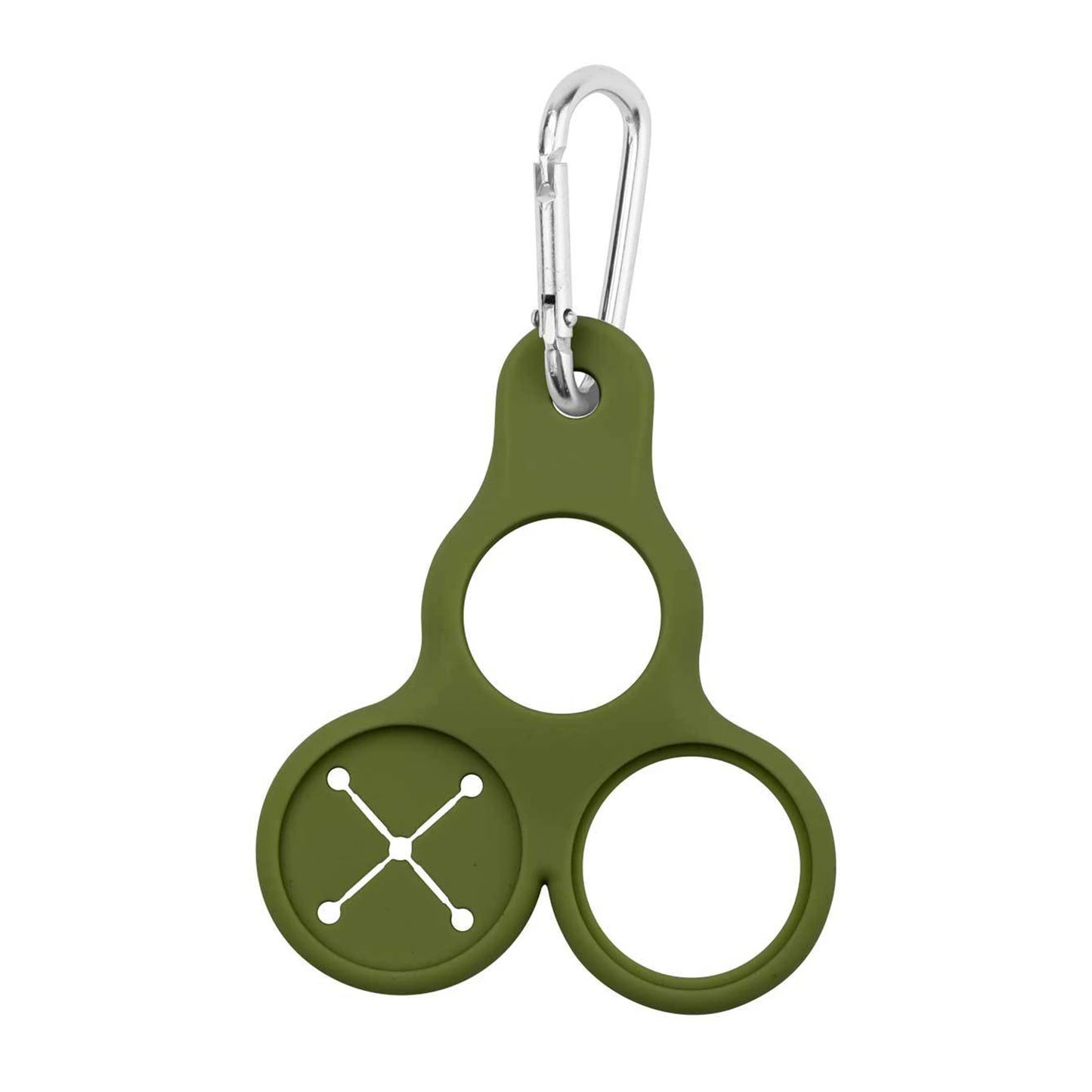 Mosquetón portátil 3 en 1, gancho de silicona duradero para acampar, viajes en bicicleta, supervivencia salvaje, pesca, ganchos para mochila al aire libre, 1/2/5 Uds.
