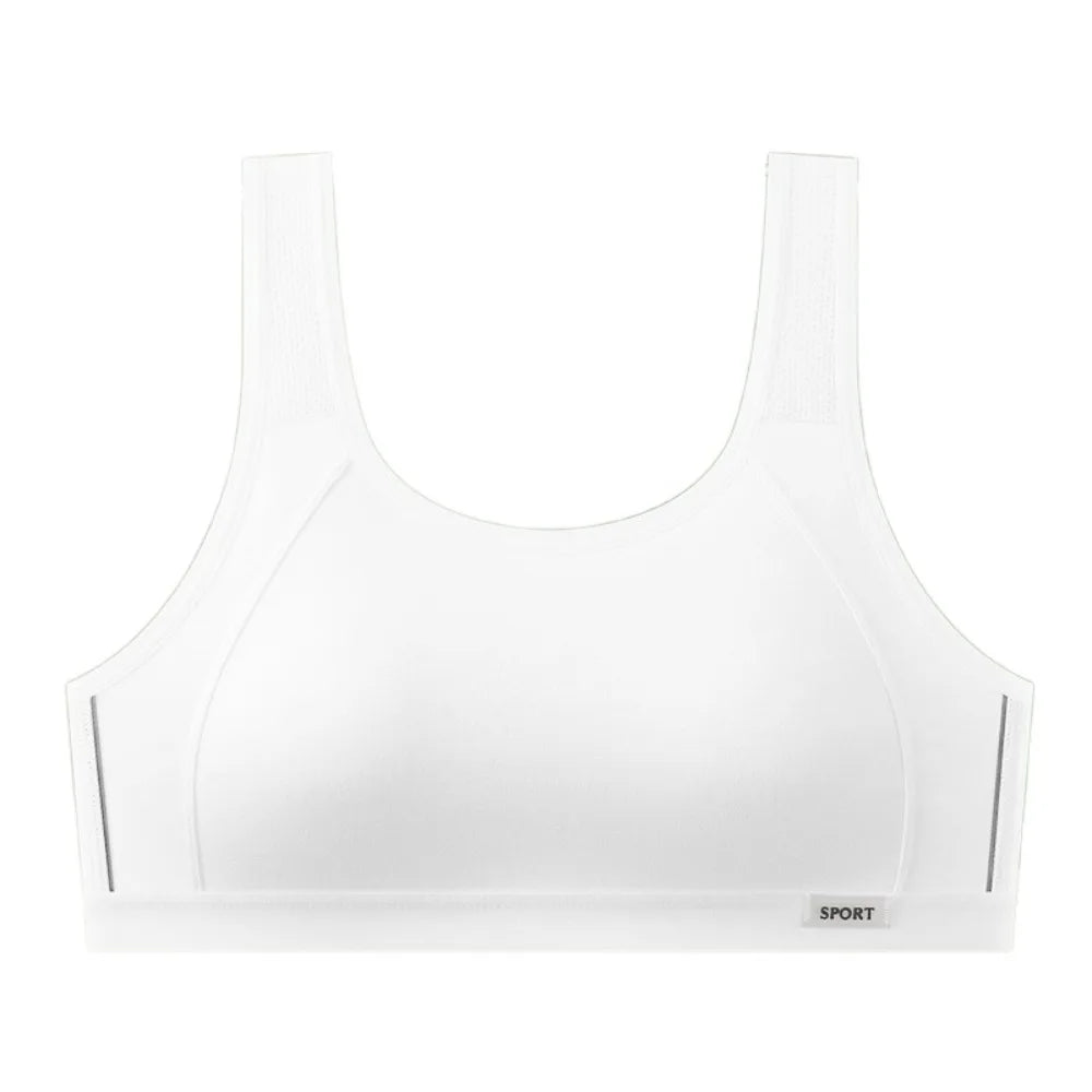 Sujetador inalámbrico de malla Simple para mujer, Tops, ropa interior, sujetador de realce, Bralettes íntimos dulces con almohadilla para chica
