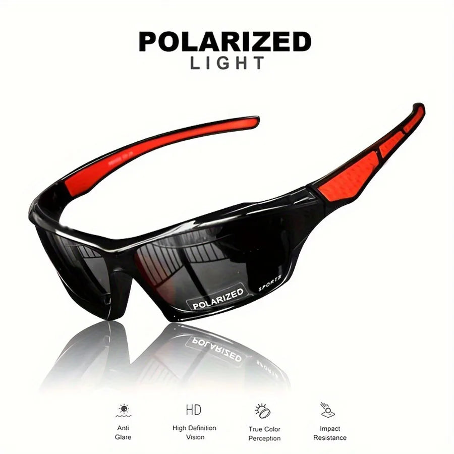 Gafas de sol deportivas de moda, gafas polarizadas con protección UV, gafas personalizadas, montura redonda de Metal, gafas UV400 para hombres y mujeres