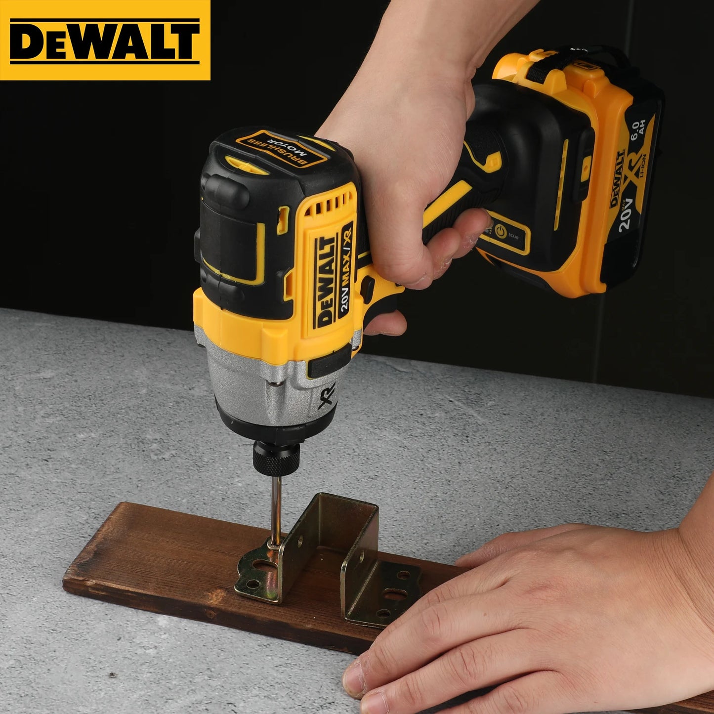 Dewalt DCD887 Taladro y destornillador de impacto inalámbrico sin escobillas de iones de litio de 20 V - Powerhouse multifuncional