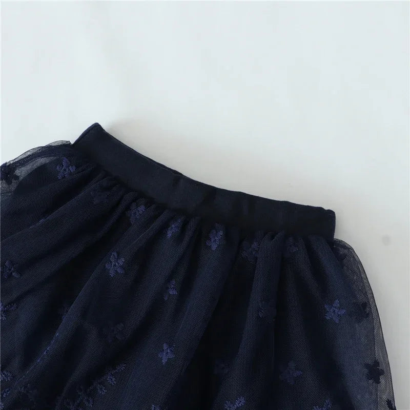 Nuevas mallas para niñas, falda de princesa de encaje, pantalones, falda ajustada para primavera y otoño, pantalones para niños de 2 a 7 años, ropa para niños