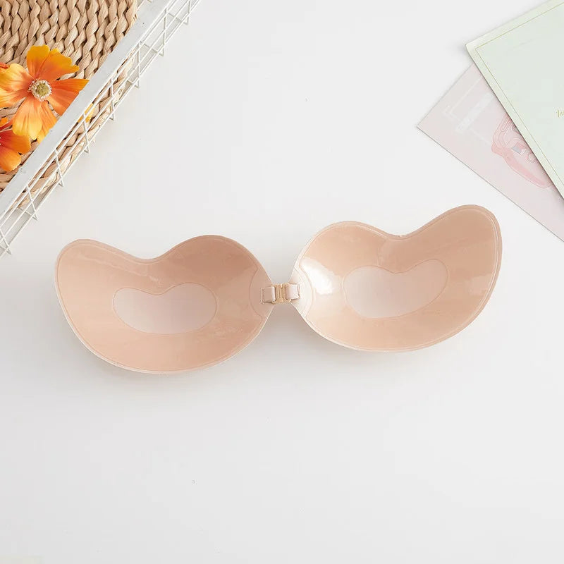 Cubierta de silicona reutilizable para busto y pezón, pegatinas autoadhesivas para pecho de Mango, cinta Invisible para Realce de sujetador sin tirantes