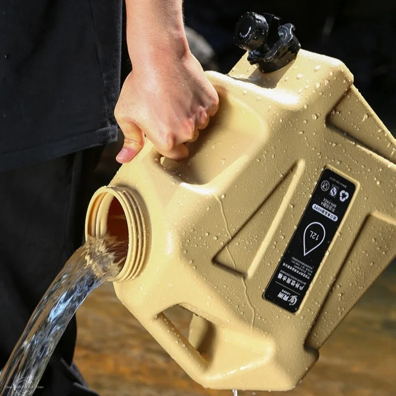 Cubo de agua para vehículo de recorrido autónomo al aire libre, cubo de almacenamiento de agua para el hogar, cubo de agua para acampar, cubo de agua pura potable