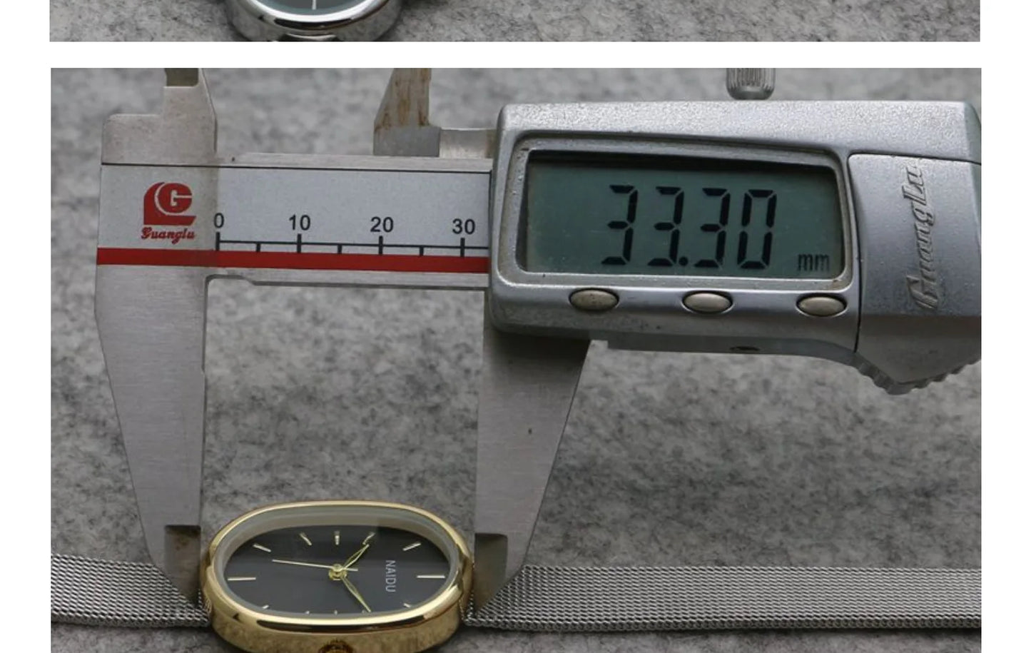 Reloj de cuarzo ovalado con esfera pequeña para mujer, correa de bambú de acero inoxidable, reloj de pulsera de regalo de lujo a la moda para estudiantes y niñas, envío directo