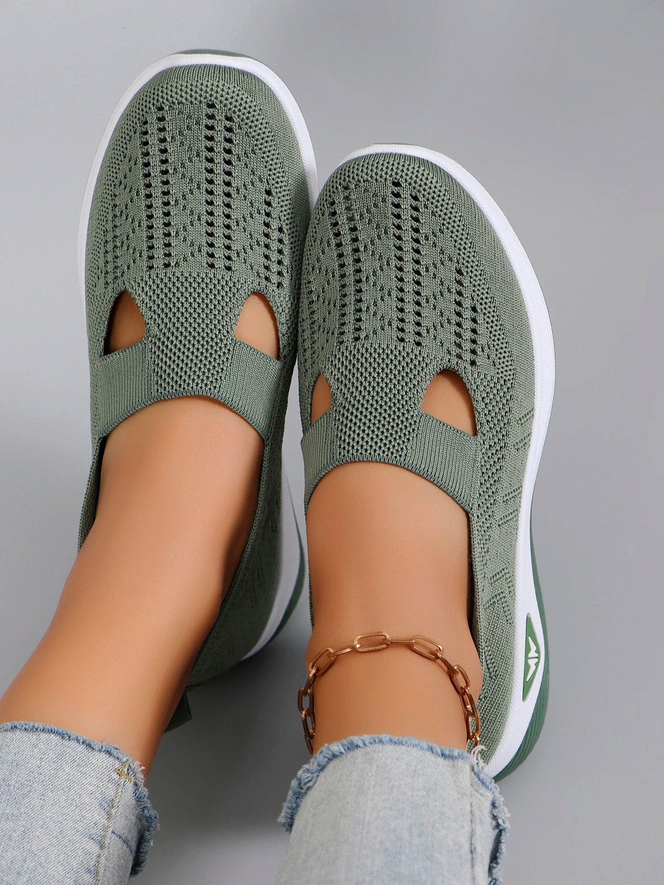 Nuevos zapatos deportivos de primavera para mujer, zapatos deportivos informales a la moda, transpirables, ligeros, antideslizantes, resistentes al desgaste, zapatos planos