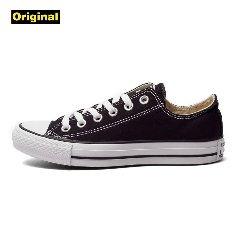 Converse zapatos de hombre zapatos de mujer 2024 invierno nueva moda todo-fósforo zapatos de lona bajos zapatos deportivos casuales 101001