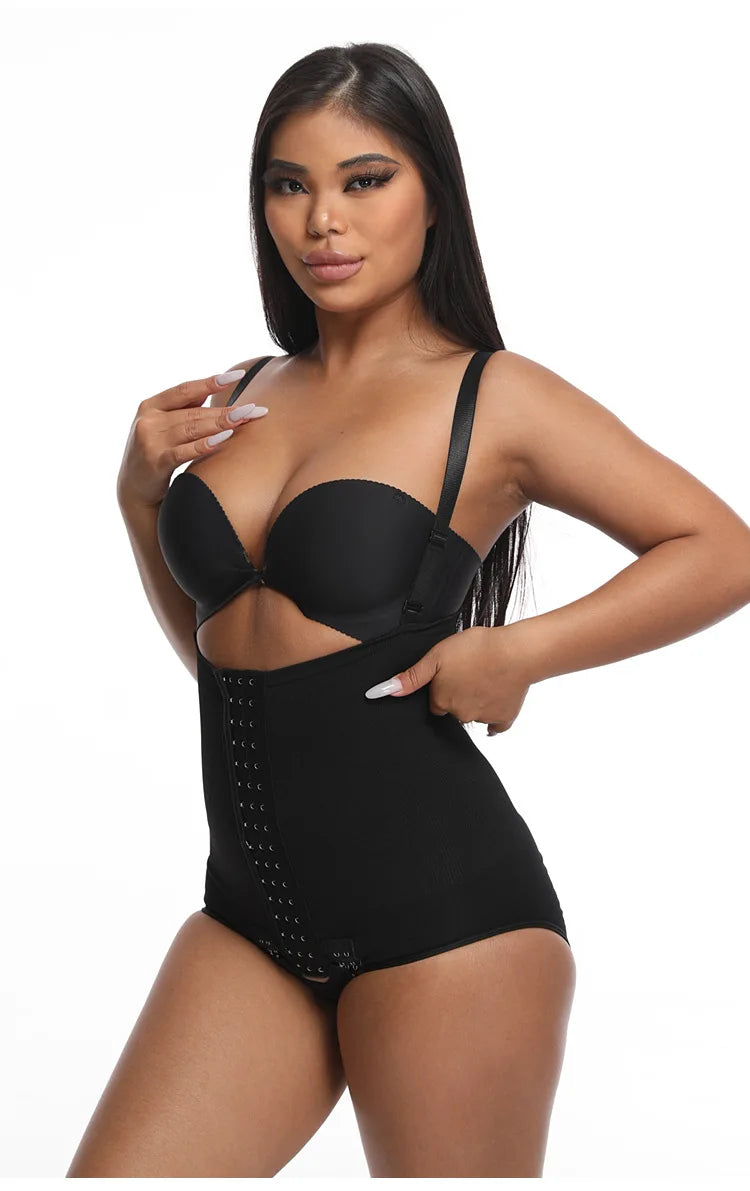 Body moldeador de cintura alta para mujer, faja de entrenamiento, pantalones cortos, bragas con Control de barriga, moldeador de cuerpo, levantador de glúteos, ropa interior de compresión