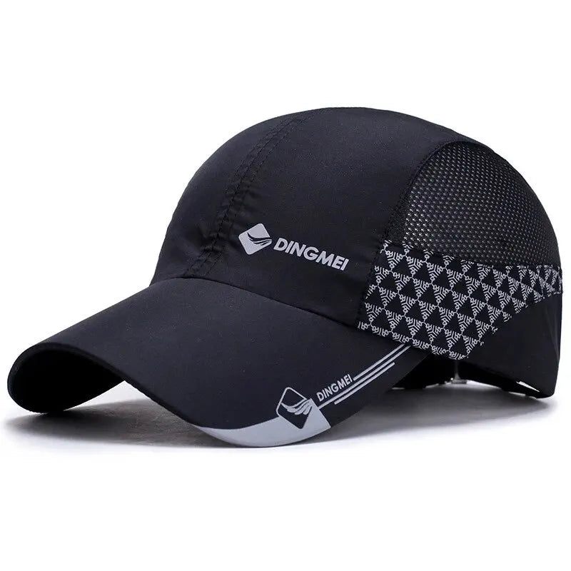 Sombreros para hombres, primavera y verano, nuevos sombreros de viaje con sombrilla para exteriores, gorras de béisbol casuales de moda, gorras para jóvenes y de mediana edad