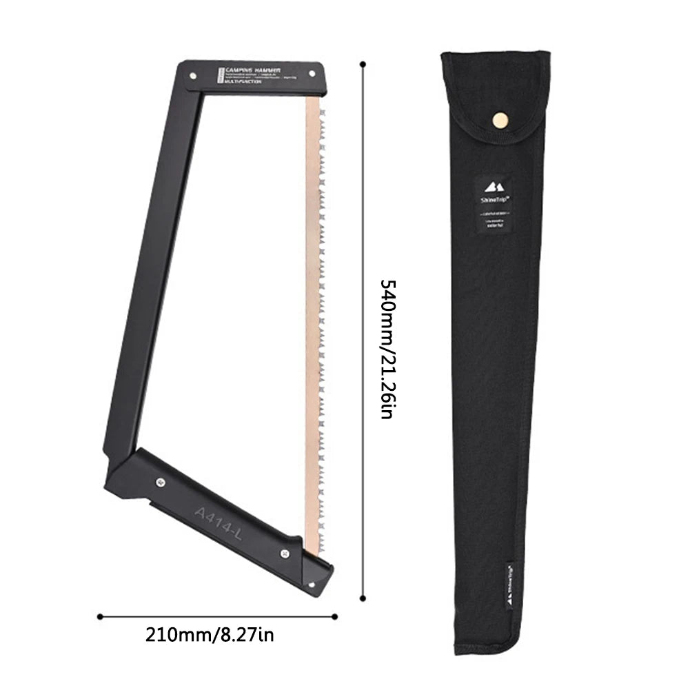 Sierra plegable portátil para carpinterÃa, herramienta de supervivencia para acampar al aire libre, hoja larga de 21 pulgadas