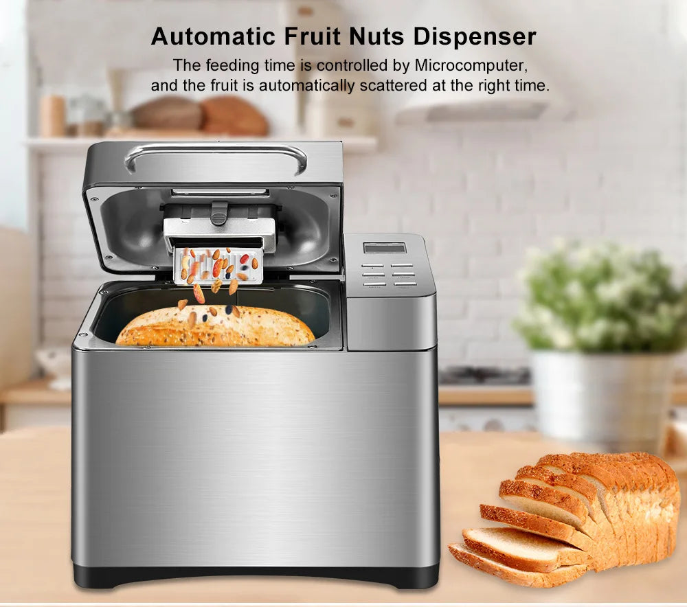 Nueva llegada máquina de pan para el hogar fermentador de masa inteligente automático Mini máquina de pan de desayuno multifuncional 모