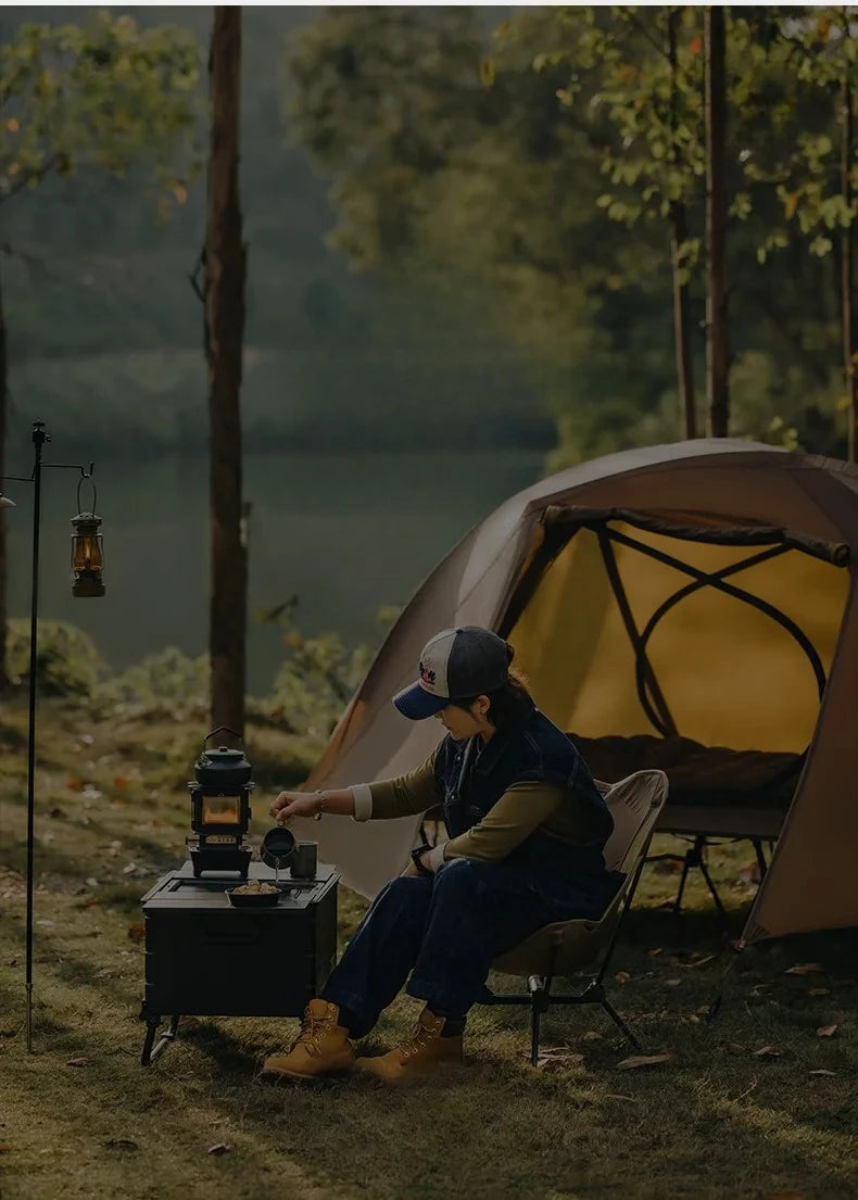 Lámpara de aceite de firedancia, estufa, linterna portátil para acampar al aire libre con luces Retro de emociones, perfecta para picnic y mochilero, aventuras
