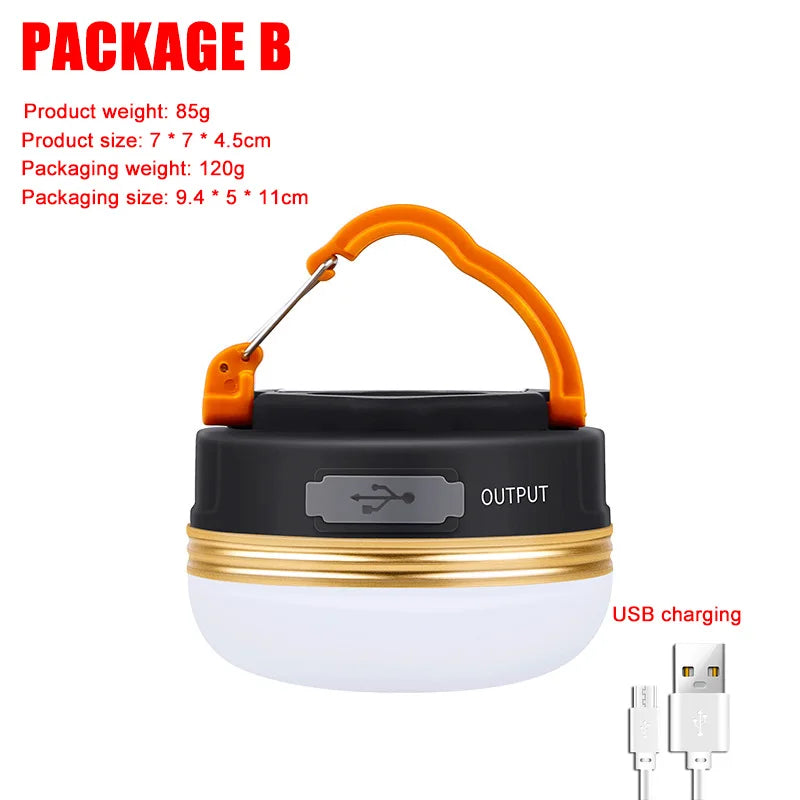 Ventilador de tienda impermeable multifuncional, lámpara de Camping recargable, lámpara de cabina de mercado nocturno, lámpara de ventilador de refrigeración para exteriores, linterna portátil
