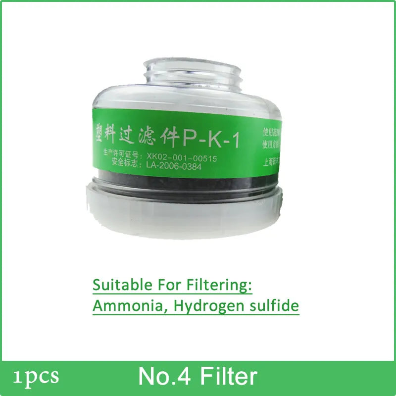 Filtros redondos para máscara de Gas RD40, 40mm, caja de filtrado de carbón activado para respirador quÃÂmico, accesorios de pulverización de pintura, 1 Uds.