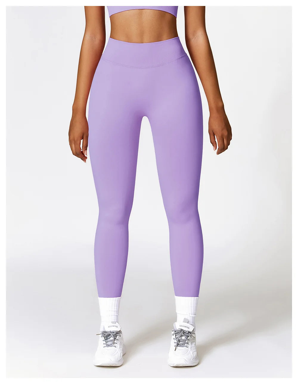 Mallas deportivas con espalda en V para mujer, pantalones atléticos para Fitness, gimnasio, Yoga, mallas con Control de Scrunch, mallas de entrenamiento para ejercicio y correr