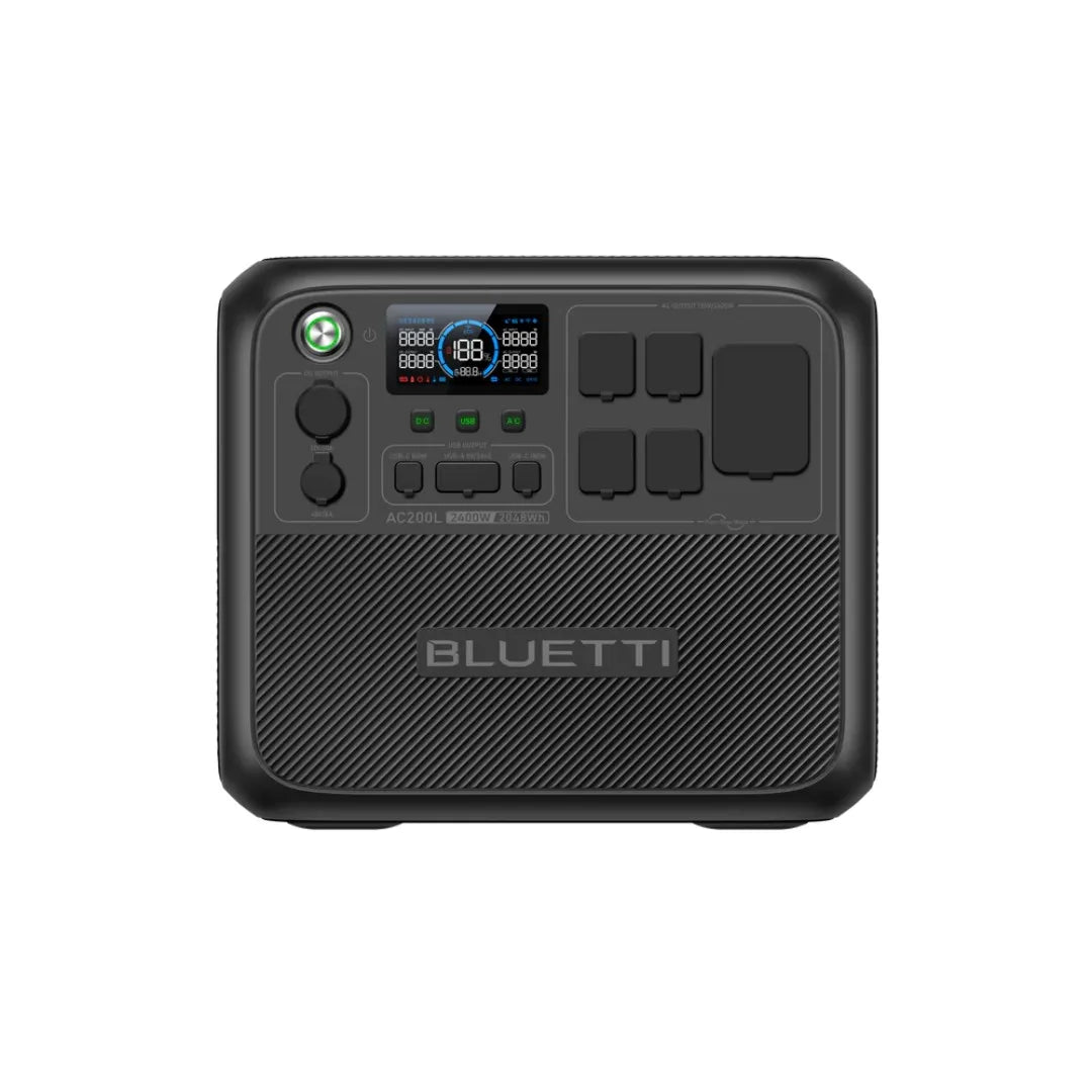 Bluetti AC200L enchufe estadounidense 2400W 2048Wh estación de energía portátil generador Solar uso doméstico UPS Camping pescado RV batería LiFePO4 al aire libre