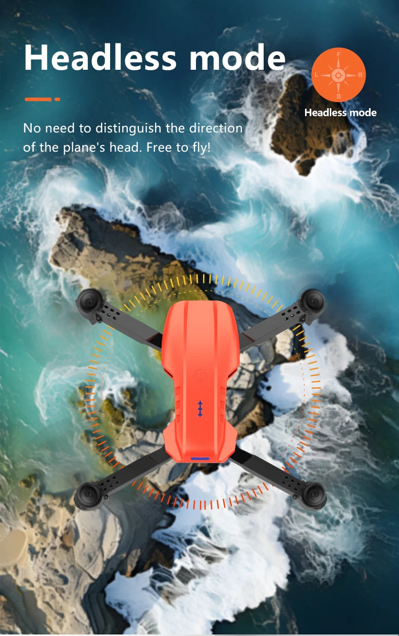 Nuevo Dron E99Pro RC 4K profesional con cámara HD gran angular de 1080P helicóptero plegable WIFI FPV altura mantener juguete de regalo