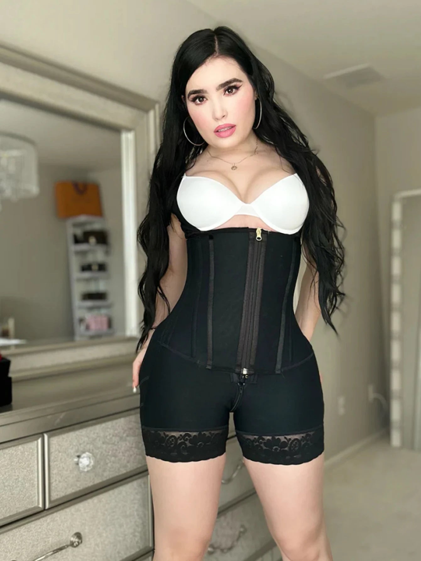 Faja moldeadora de alta compresión para mujer, faja plana para vientre posparto, entrenador de cintura, ropa moldeadora de Control del Abdomen de Colombia