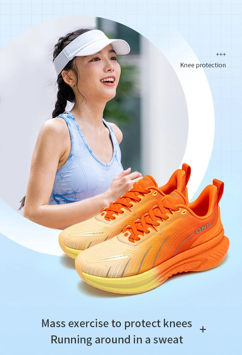 ¡Novedad de ONEMIX! Zapatillas de correr para hombre, zapatillas deportivas antideslizantes para mujer